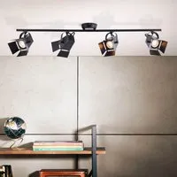 Produktbild Brilliant Deckenstrahler Movie, 4-flammig schwarz mit LED