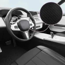 vidaXL Autofolien 2 Stk. 4D Schwarz 100x150 cm - Handtücher für die Fahrzeugveredelung, selbstklebend mit 4D-Kohlefaser-Optik für einen modernen Look und blasenfreie Anbringung dank Luftkanälen.