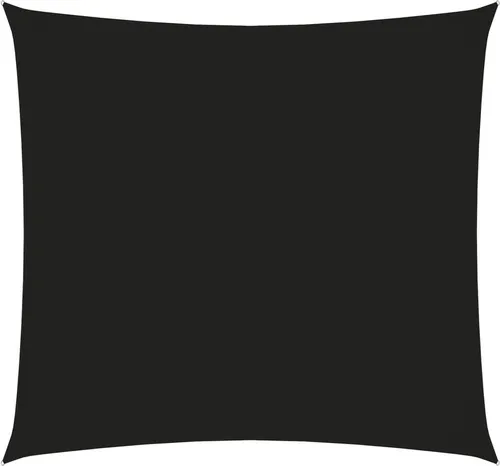 The Living Store Sonnensegel Oxford-Gewebe 2x2 m Schwarz