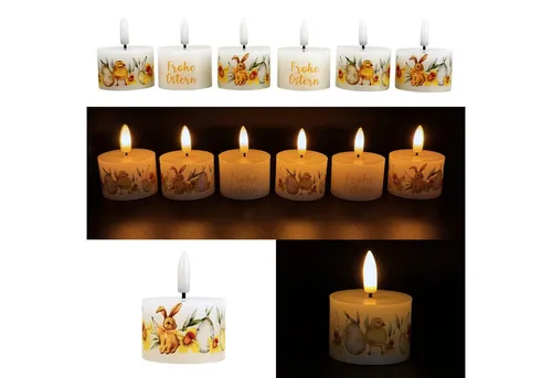 Online-Fuchs LED-Kerze in gelb von Online Fuchs