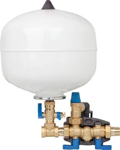 Evenes Sicherheitscenter Ausdehnungsgefäß 12L - Warmwasserspeicher mit Sicherheitsgruppe, hochwertige Markenqualität Made in Germany, ideal für Trinkwasser, erhältlich in verschiedenen Druckstufen.