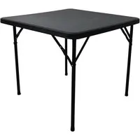 PROREGAL® Klappbarer Gartentisch 86x86cm für 4 Personen - Wetterfester Klapptisch mit stabiler Stahlkonstruktion, ideal für Garten, Balkon oder Camping. Platzsparend und leicht zu transportieren!