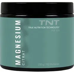 TNT Magnesium-Citrat 200mg hochwertiges Magnesium Citrat pro Portion 250g ohne Geschmack