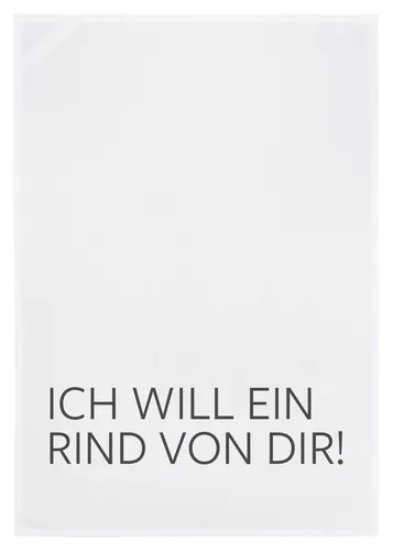 Geschirrtuch 17;30 Hamburg 100% Baumwolle Sprüche Humor Kochen Rind