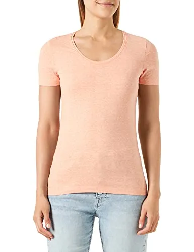 s.Oliver Damen T-Shirt Kurzarm ,Orange, 36