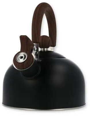 Bo-Camp Teekanne Camping Wasserkocher Pettygrove 1,2L - Teekanne für Camping und Outdoor, aus robustem Edelstahl mit Flötenfunktion für sicheres Erhitzen von Wasser und einfachem Ausschenken.