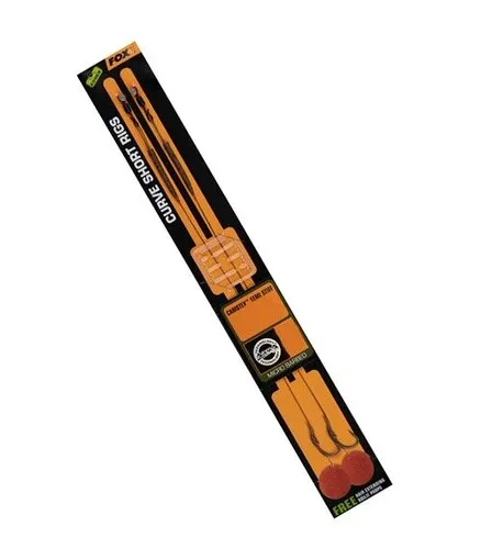 Fox Curve Short Rigs 20lb Camotex Semi Stiff Size 8