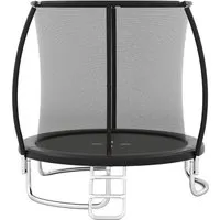 Costway Trampolin Outdoor Ø244 cm für Kinder – Schwarz