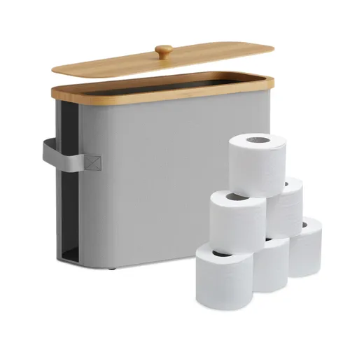 Toilettenpapier Aufbewahrung Reserverollenhalter Klopapier Korb stehend Stoff