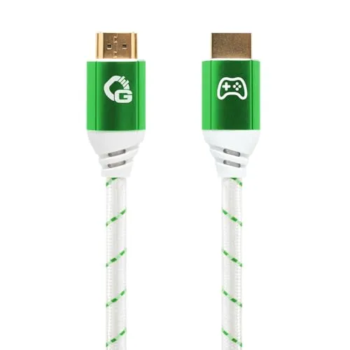 OEHLBACH GAMING New Game Green HDMI-Kabel 200 cm - HDMI-Kabel für maximale Gaming-Performance mit 4K/240Hz, HDR & VRR Support. Ideal für Next-Gen-Konsolen und High-End-PCs – erlebe gestochen scharfe Bilder und blitzschnelle Reaktionszeiten.