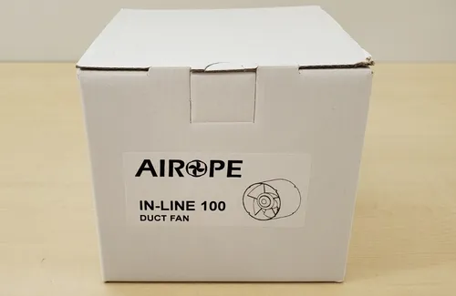 Airope Kanal Rohrventilator IN-LINE 100 - 107 m3/h, 2300 U/min, 14W 220-240VAC