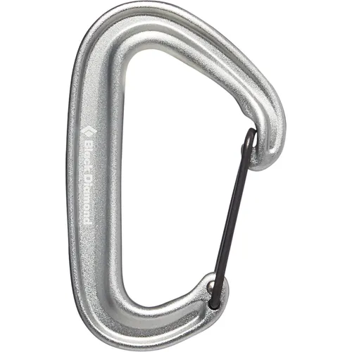 Black Diamond Miniwire Karabiner (Größe One Size, grau)