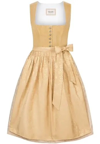 Stockerpoint Damen Dirndl Viktoria I Größe 32-48 in gelb von Heimatgwand