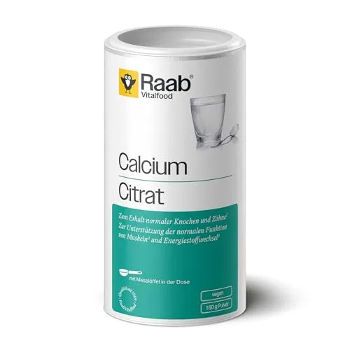 Raab Vitalfood® Calciumcitrat Pulver (160 g) von Raab Vitalfood