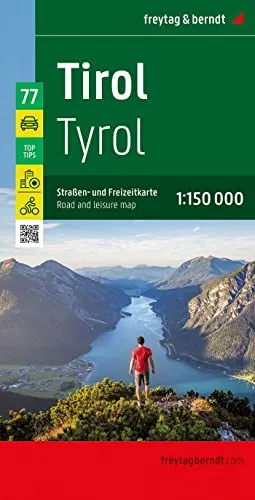 Tirol, Straßen- und Freizeitkarte 1:150.000, freytag & berndt: Mit Infoguide, Top Tips, Innenstadtpläne, Radrouten (freytag & berndt Auto + Freizeitkarten)