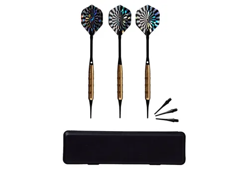 Best Sporting Softdarts Safety Dartpfeile Fortune, 3 Stück, inklusive Ersatzspitzen und Etui