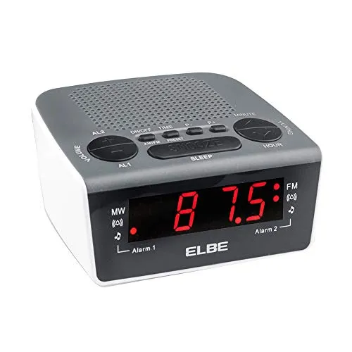 ELBE CR-932 Uhr mit AM/FM Radio - Sonstiges Lautsprecherzubehör mit 0,6