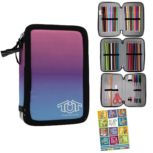 Goldkids XXL Federtasche Ombre 45-teilig