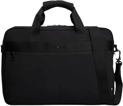 TOMMY HILFIGER TH COMMUTER COMPUTER BAG in schwarz von Tommy Hilfiger