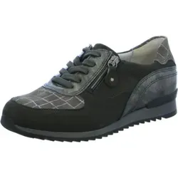 Waldläufer Damen Schnür-Halbschuhe Hurly in Grau, Weite H