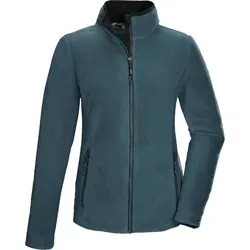 killtec KOW 3 WMN Fleece Jacket hellpetrol (00744) 42 - Funktionsjacke für Damen, ideal für Herbst und Winter, mit 2-Wege-Stretch für optimalen Tragekomfort und Bewegungsfreiheit, perfekt als Midlayer oder Übergangsjacke.