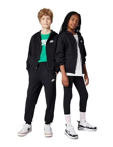 NIKE Kinder Unterjacke K NSW CLUB FLC HD FZ LS LBR - Hoodie für Kinder aus leichtem Fleece, ideal für zusätzliche Wärme und vielseitig kombinierbar. Perfekt für kalte Tage!