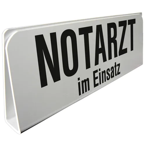 Klemmschild fuer Sonnenblende Auto - Notarzt im Einsatz - 309505 Gr. ca. 29,5cm