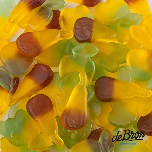  De Bron Appels Peren Äpfel Birnen Fruchtgummi Zuckerfrei 1 KG 10,90 EUR/kg