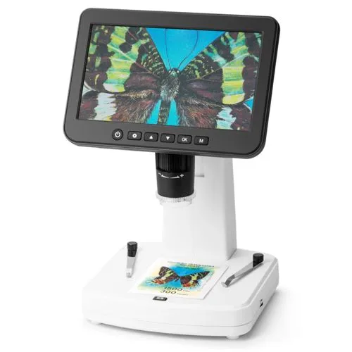 Levenhuk DTX 800 LCD digitales Mikroskop - Digitale Handmikroskope mit 800-facher Vergrößerung und LCD-Bildschirm für detailreiche Beobachtungen und einfache Handhabung.