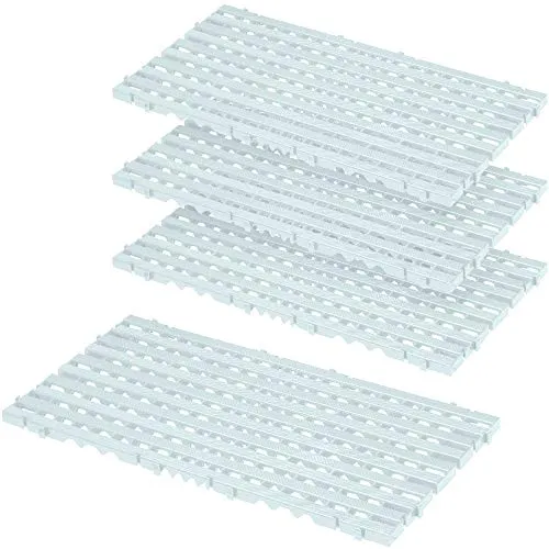 Bodenrost weiß 800 x 400 x 25 mm in weiß von BRB