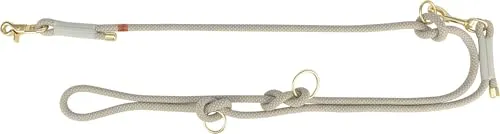 TRIXIE Soft Rope Hundeleine Verlängerungsleine grau/hellgrau - Hundeleinen, 2,00 m lang und besonders robust, ideal für sicheres Gassigehen mit Ihrem Hund.