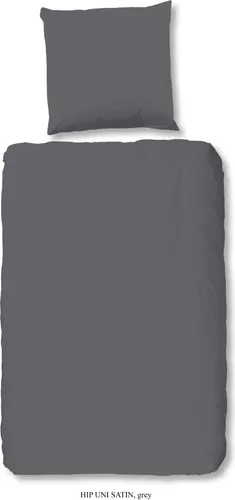 Hip Bettwäsche uni Grau 135x200 cm