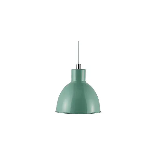 Nordlux Pop Pendelleuchte E27 in Grün - Stilvolle Pendelleuchte aus Metall mit Hochglanzoberfläche, perfekt für Ess- und Küchentische. Ein farblicher Akzent für modernes Wohnen.
