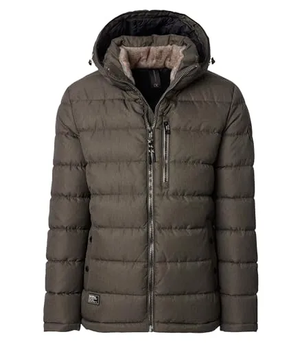 CASAMODA Langjacke Damen XL dunkelgrün - Die CASAMODA Langjacke ist der ideale Begleiter für Freizeit und Stadtbummel. Mit abnehmbarer Kapuze und wind- sowie wasserabweisendem Material bietet sie optimalen Schutz und Komfort.