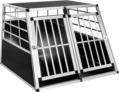 tectake® Hundetransportbox Doppel