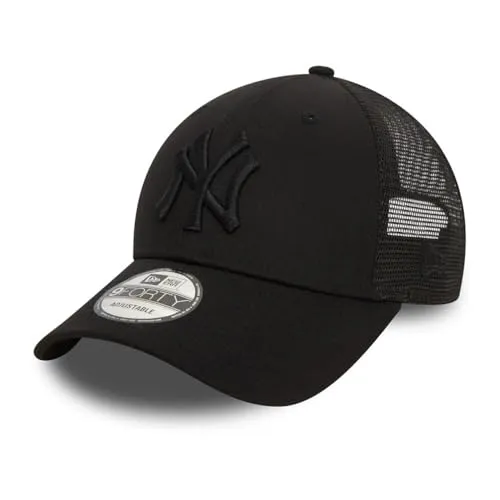 New Era Flex Cap HOME FIELD 9FORTY TRUCKER NEYYAN - Flex Cap aus 100% Baumwolle in stylischem Schwarz/Grau, ideal für sportliche Looks und den täglichen Gebrauch.