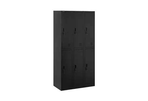 Fromm&Starck Fächerschrank Spindschrank 6 Spinde - 200 kg Tragkraft - Schränke - 6 abschließbare Fächer - robust und sicher Der Fromm&Starck Spindschrank bietet sicheren Stauraum für persönliche Wertsachen und überzeugt mit einer Tragkraft von bis zu 200 kg.