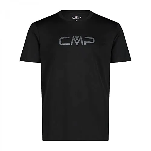 CMP Herren T-Shirt T-Shirt, Nero, 54, 39T7117P