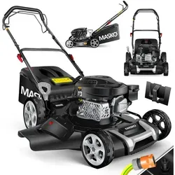MASKO® Benzin Rasenmäher 5in1 mit 51 cm Schnittbreite von Masko