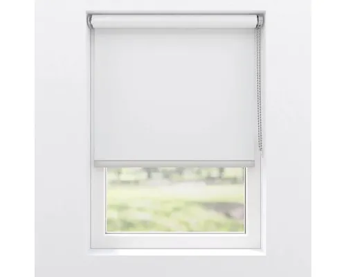 SOLUNA Verdunkelungsrollo colormatch V49 silber mit farblich abgestimmter Mechan