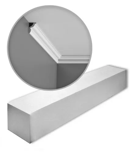 Orac Decor CX148 AXXENT Zierleisten 54 m Set mit 27 Stuckleisten - Hochwertige Zierleisten aus Duropolymer, ideal für Innen- und Außenbereich. Perfekt für zeitgenössische Raumgestaltungen und einfach zu verarbeiten.