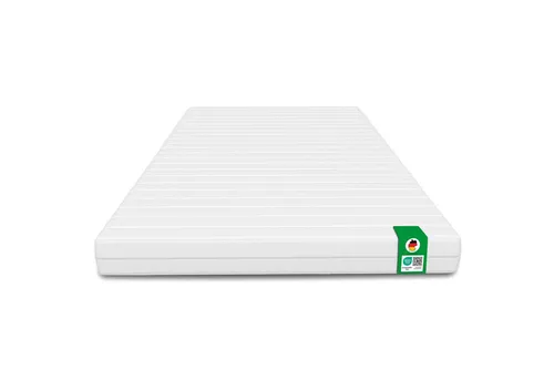 Schlaftroll Kaltschaummatratze 140x200 cm - Orthopädische 7-Zonen Matratze, 15 cm hoch, ideal für Erwachsene und Kinder, mit abnehmbarem Bezug für einfache Pflege und OEKO-TEX® zertifiziert.
