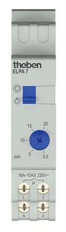 Theben ELPA 7 Treppenlicht-Zeitschalter - Sonstige Elektroinstallationsartikel, bietet flexible Zeitsteuerung für Treppenlicht und erhöht die Sicherheit im Dunkeln.