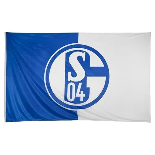 FC Schalke 04 Hissfahne 250x150 cm in blau von FC Schalke 04