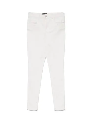 VERO MODA Damen VMSOPHIA HW Skinny J Soft Jeans - Bright White - Damen-Jeanshosen, klassische Skinny Fit Jeans mit hohem Bund für ultimativen Komfort und vielseitige Styling-Möglichkeiten.