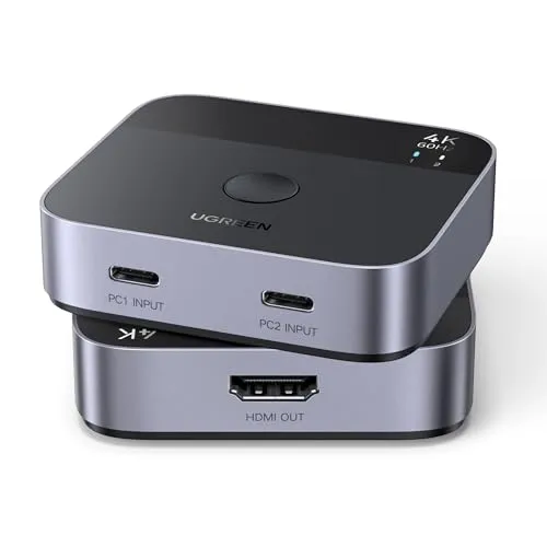 UGREEN USB C Switch 2 in 1 HDMI Out 4K@60Hz