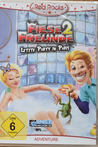 Fiese Freunde 2 - Letzte Party in Paris - Familienfreundliches PC-Spiel aus dem Jahr 2011, ideal für Kinder ab 6 Jahren, bietet spannende Abenteuer in Paris.
