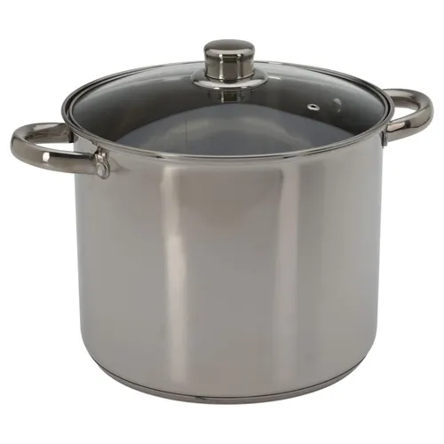 Excellent Houseware Kasserolle mit Deckel 9 L Edelstahl