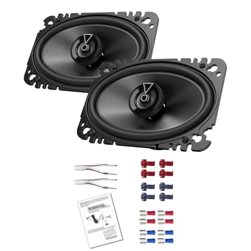Produktbild JBL Club 644F Ovale Auto Lautsprecher Boxen 10 x 15 cm 240 Watt 4x6 2 Wege Koax passend für VW Corrado