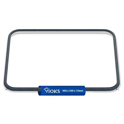 VIOKS Backofen Dichtung Rundum mit 4 Haken Ersatz für Bosch 00754066 754066 Backofen Dichtungsgummi